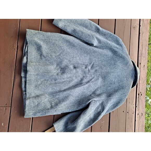 Vintage Cabin Creek Women’s Coat 100% Wool Heather Grey Size 8P - Picture 4 of 5